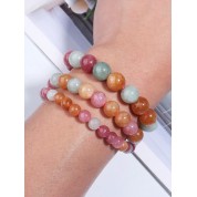 Versatile Rainbow Jade Beads For Diy Jewelry