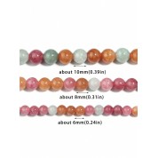 Versatile Rainbow Jade Beads For Diy Jewelry