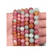 Versatile Rainbow Jade Beads For Diy Jewelry