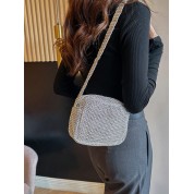 Elegant Rhinestone Square Clutch Bag