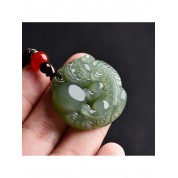 Auspicious Beast Jade Pendant: Timeless Elegance