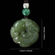 Auspicious Beast Jade Pendant: Timeless Elegance