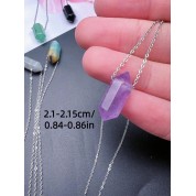 Natural Crystal Double Terminated Point Necklace