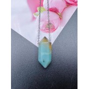 Natural Crystal Double Terminated Point Necklace