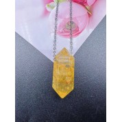 Natural Crystal Double Terminated Point Necklace