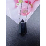 Natural Crystal Double Terminated Point Necklace