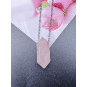 Natural Crystal Double Terminated Point Necklace