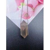 Natural Crystal Double Terminated Point Necklace