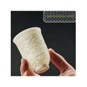 Elegant Sheep Fat Jade Porcelain Ceramic Cup