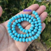 Versatile 8mm Multicolor Glass Beads