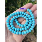 Versatile 8mm Multicolor Glass Beads