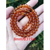 Versatile 8mm Multicolor Crystal Glass Beads